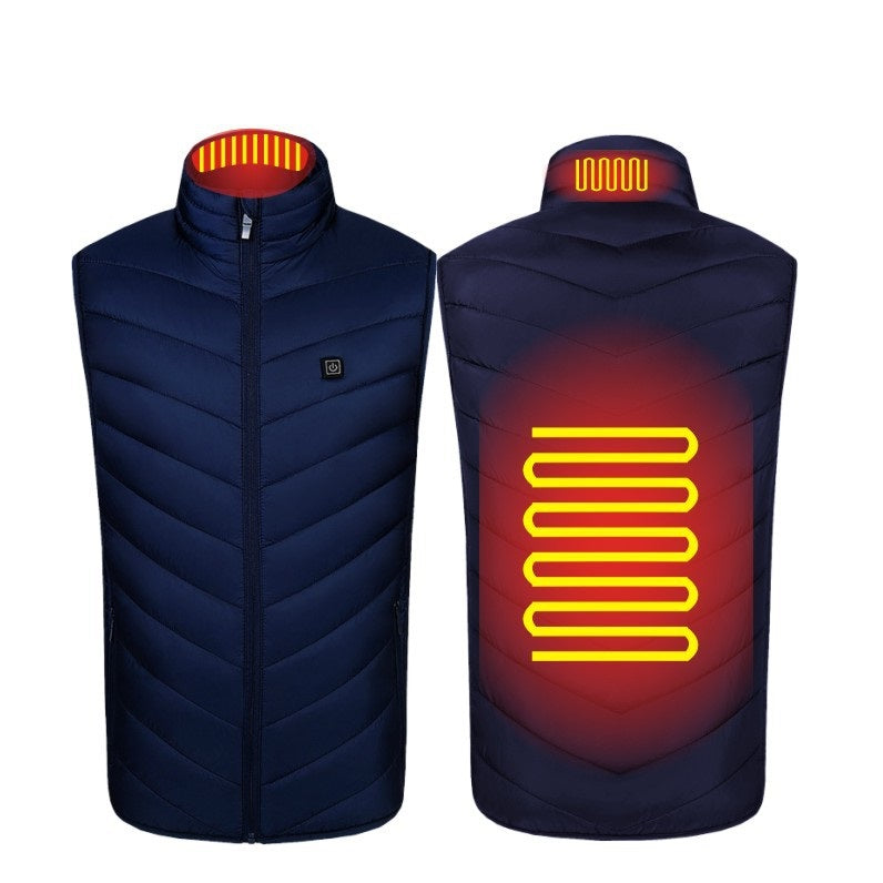 Women's USB Heated Vest, Black S to 4XL