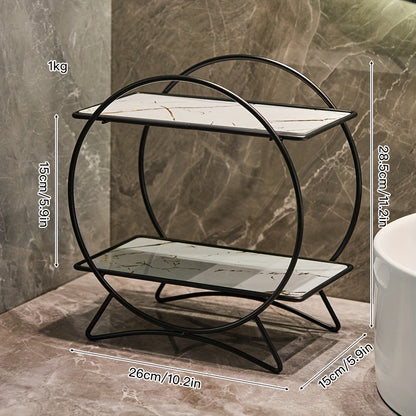 Two-Tier Cat Ear Bathroom Organizer