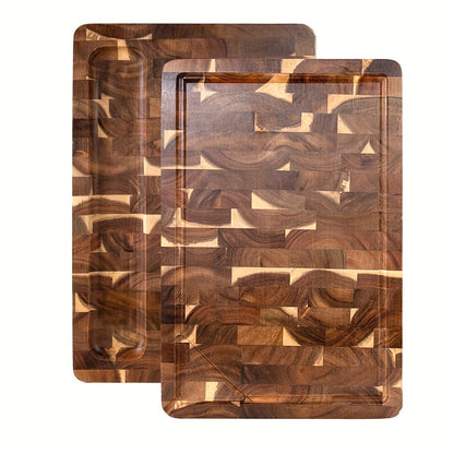 Acacia End Grain Cutting Board