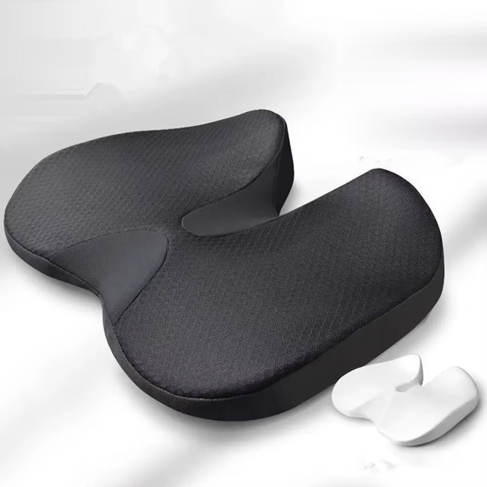 Memory Foam Seat Cushion - Black
