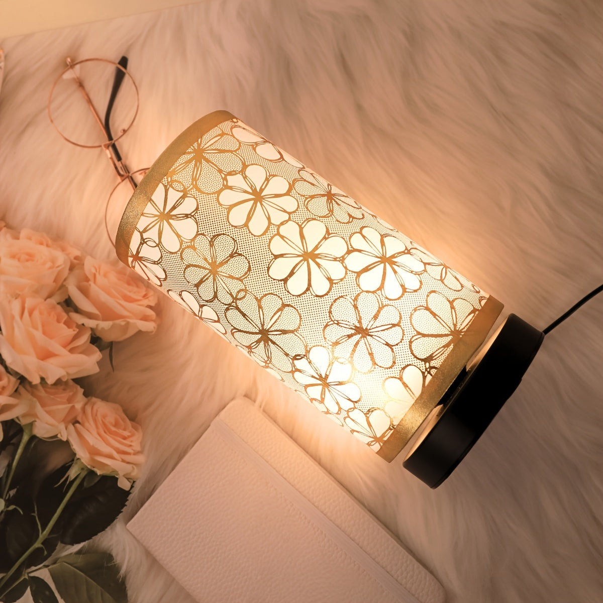 Floral Ambient USB Table Lamp