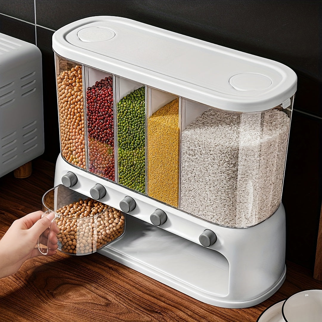 Multi-Compartment Airtight Grain Container