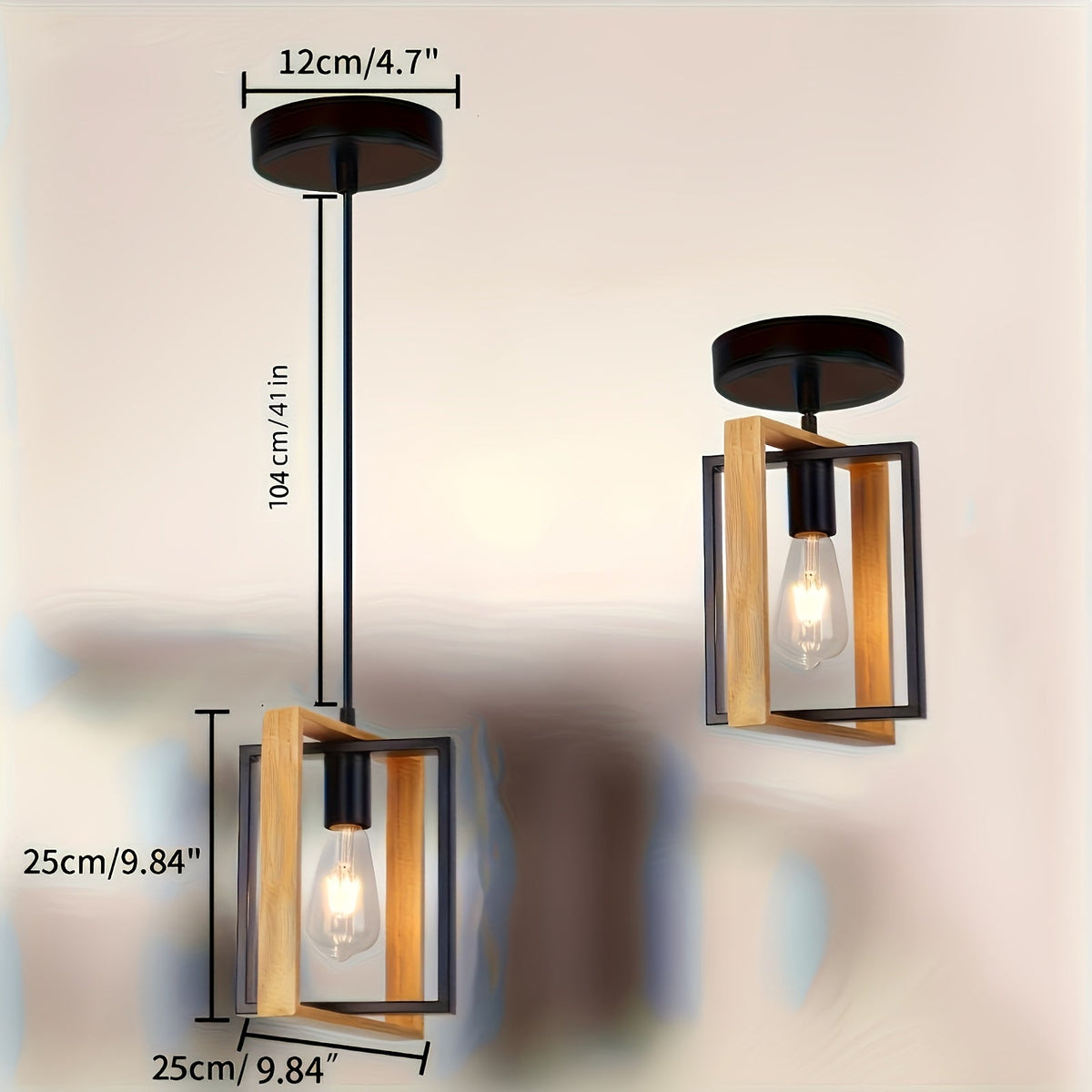 Minimalist Industrial Pendant Ceiling Light