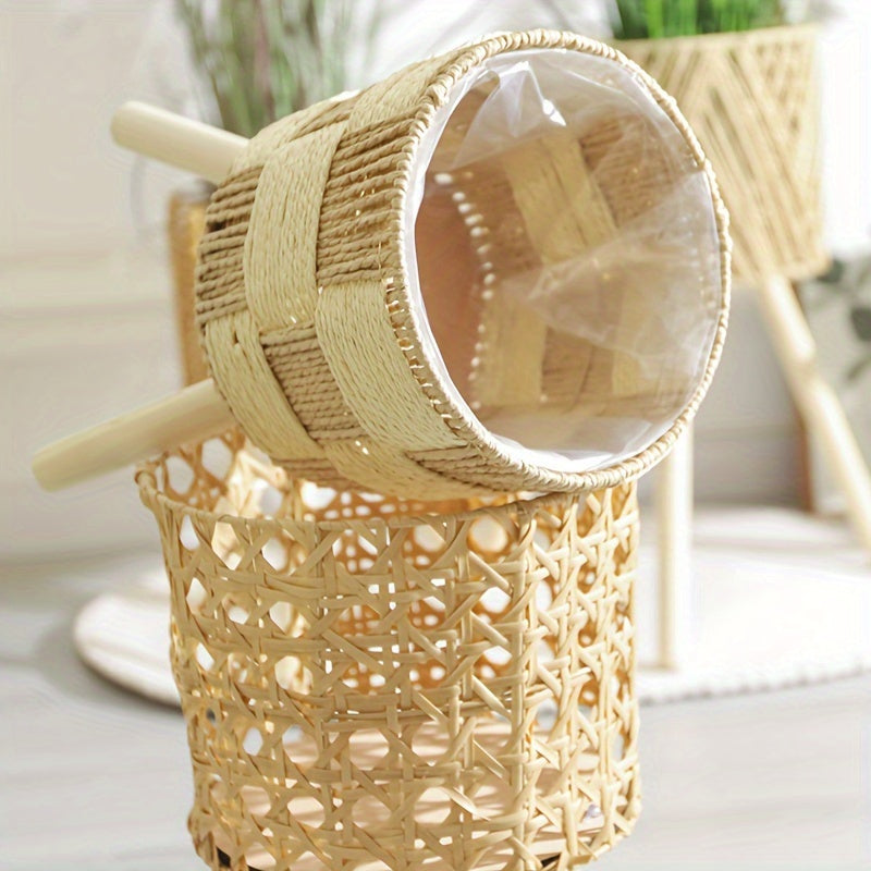 Bamboo Woven Flower Stand