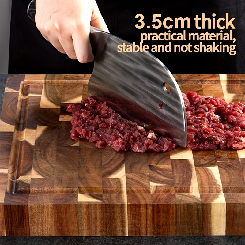 Acacia End Grain Cutting Board