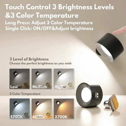 Rechargeable Magnetic Adjustable Wall Light