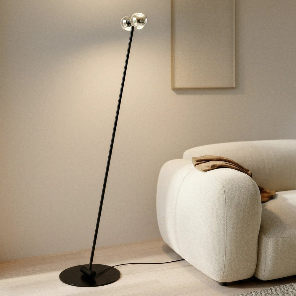 Dual Head Arch Floor Lamp