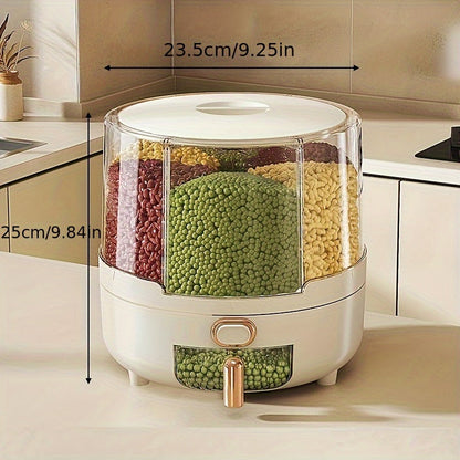 Rotating Airtight Cereal Dispenser
