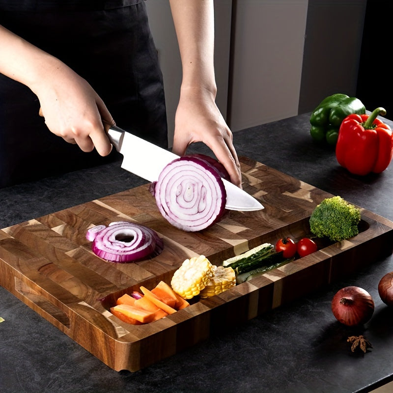 Acacia End Grain Cutting Board