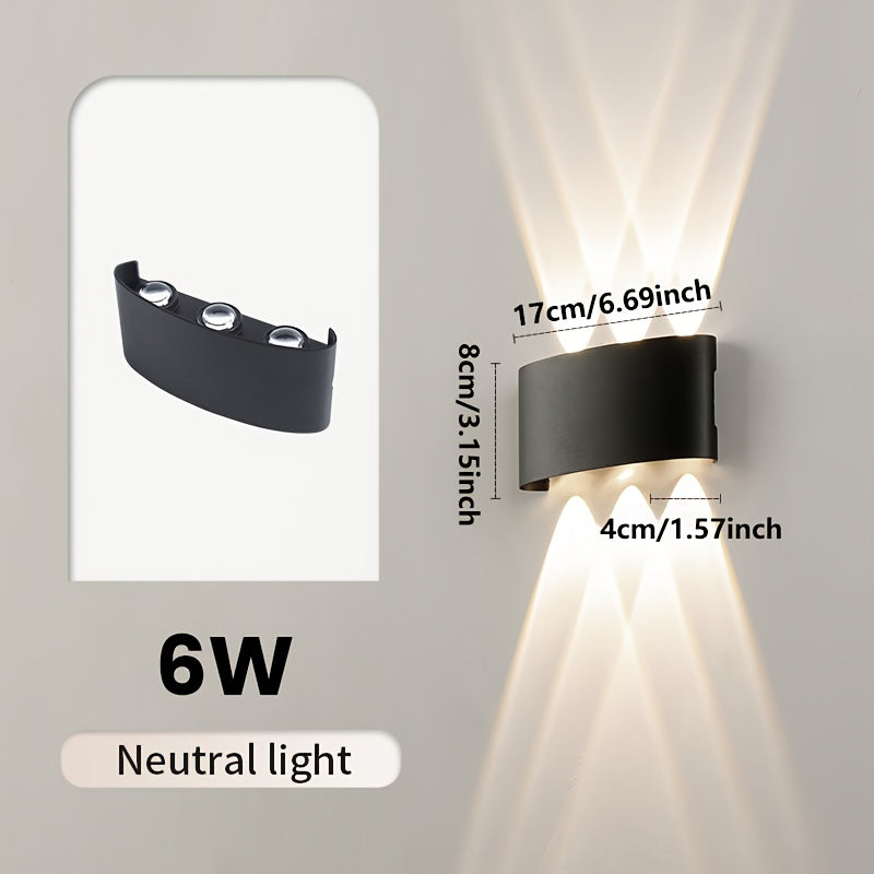 Dual Beam IP55 Indoor & Outdoor LED Wall Light
