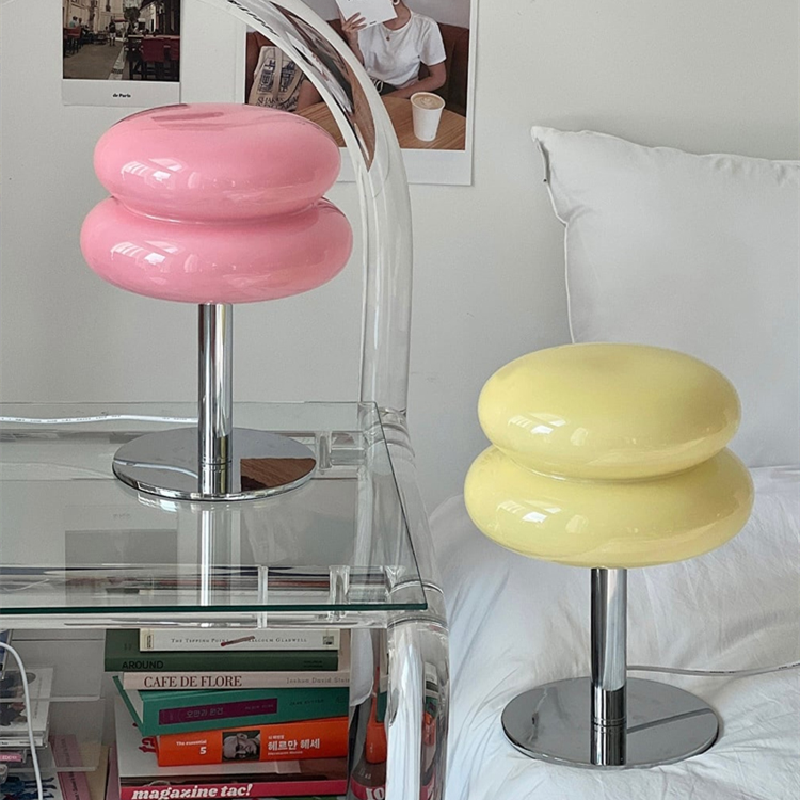Stacked Glass Bubble Table Lamp