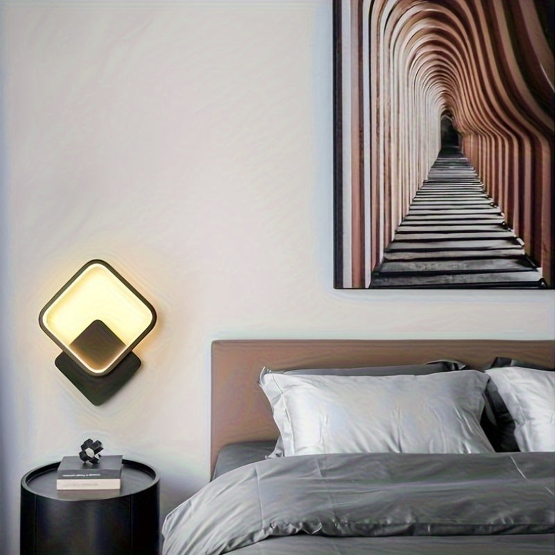 Square Geometric LED Wall Lamp