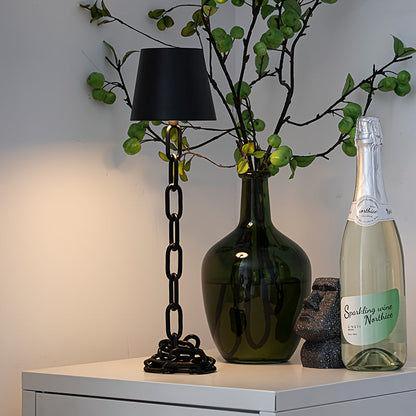 Chain-Link Rechargeable Touch Table Lamp