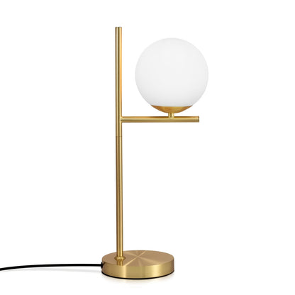 Golden Glass Globe Table Lamp