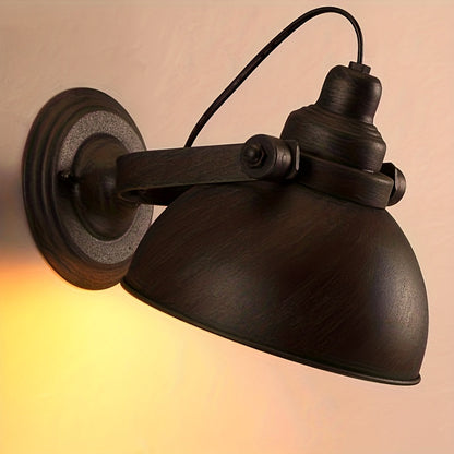 Retro Industrial Metal Wall Sconce
