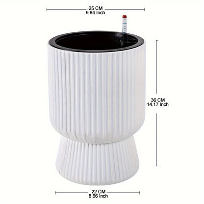 Self-Watering Planter with Level Indicator