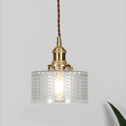 Green Glass Pendant Light