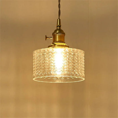 Green Glass Pendant Light