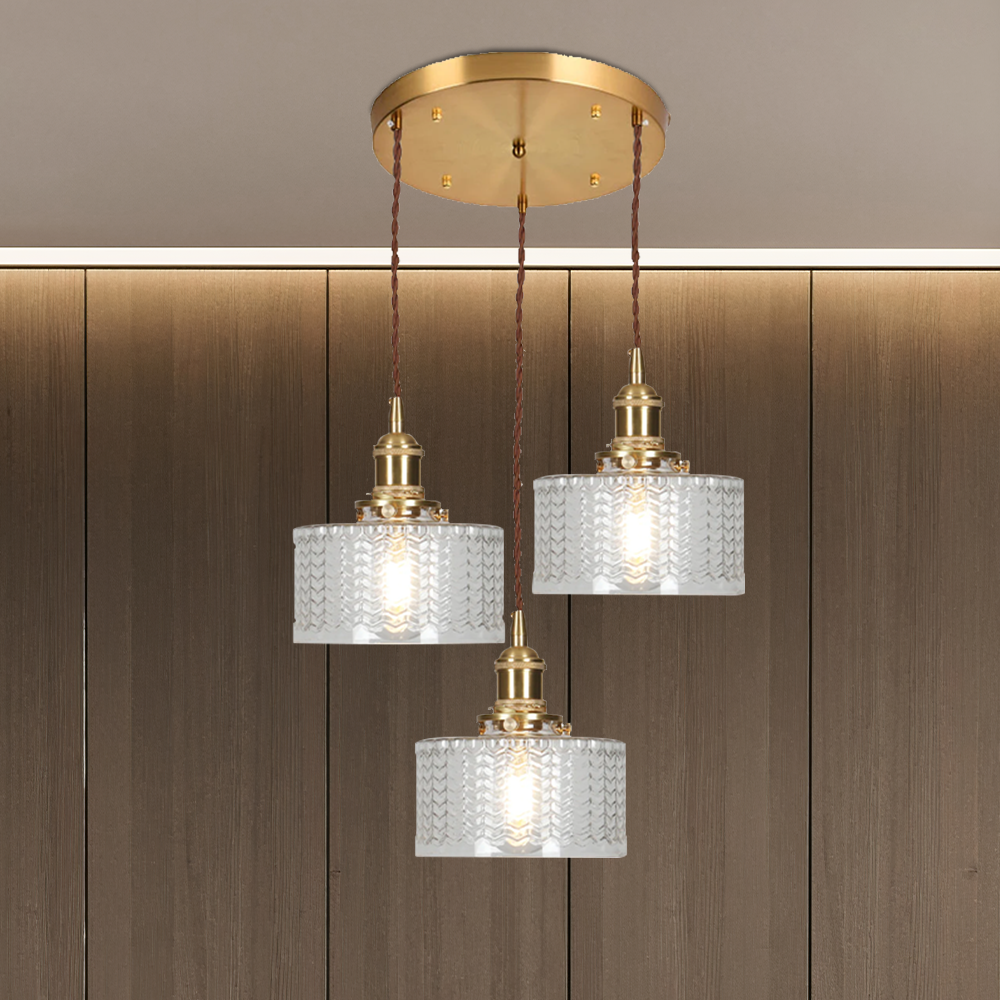 Green Glass Pendant Light