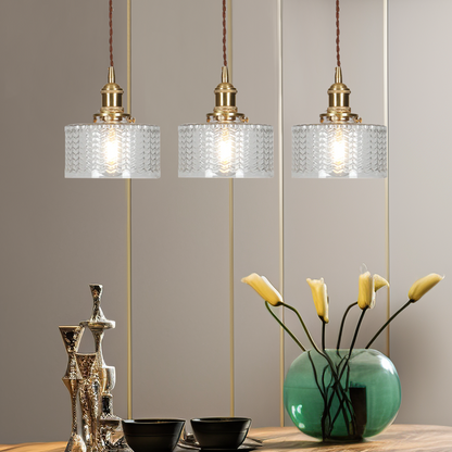 Green Glass Pendant Light