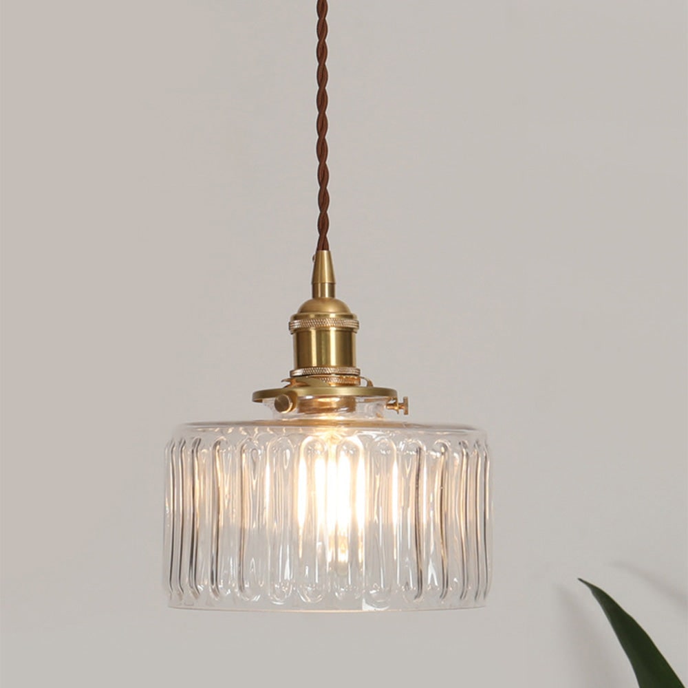 Green Glass Pendant Light