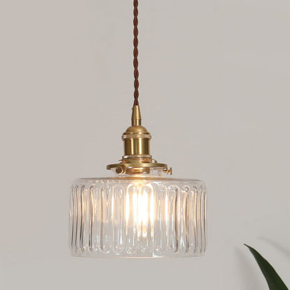 Green Glass Pendant Light