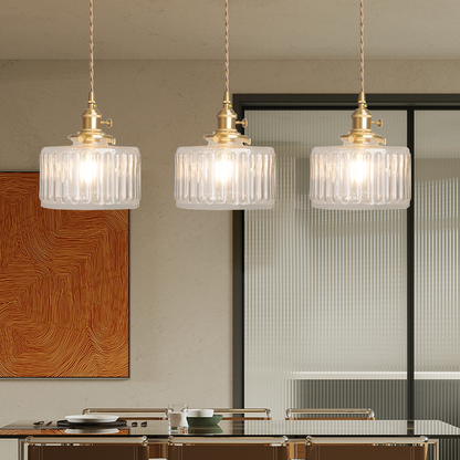 Green Glass Pendant Light