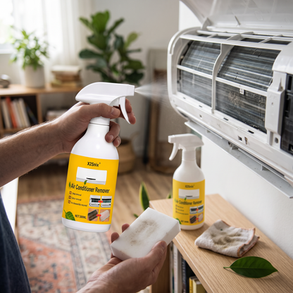 3 Bottles Air Conditioner Cleaner And Sponge
