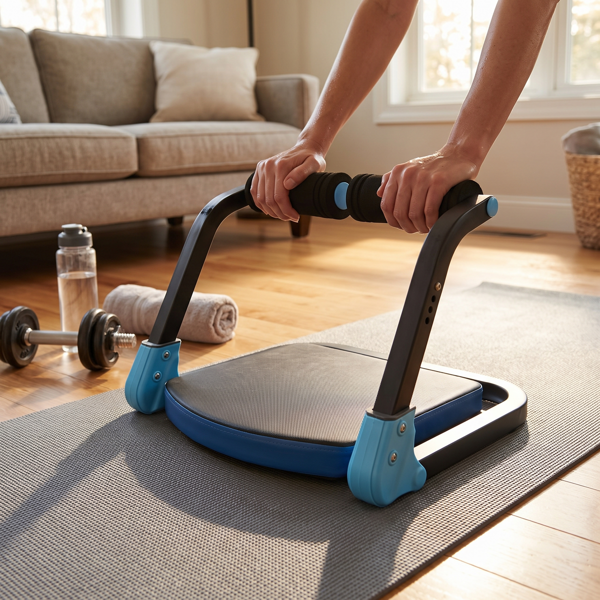 Ab Machine Adjustable Resistance Iron Ab Trainer