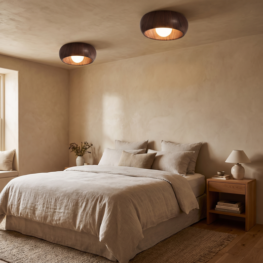 Albanora Ceiling Lamp Minimalist Modern Wooden LED