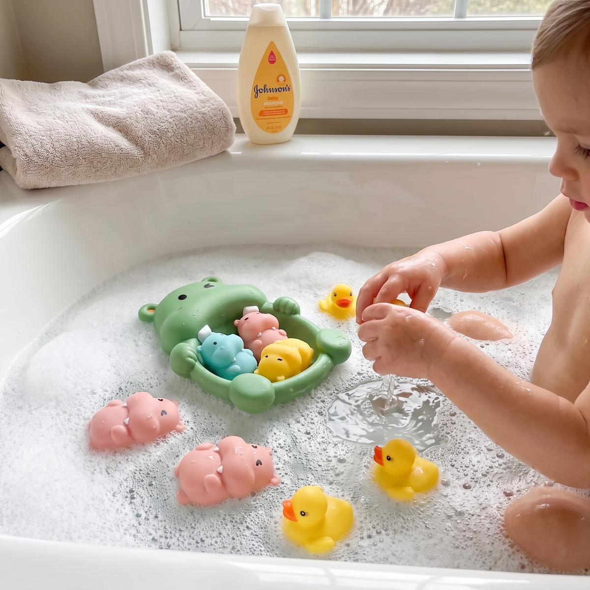 Animal Baby Play Toy Floating Bath Adventure Set