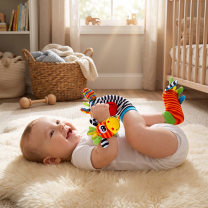 Baby Sensory Socks Plush Socks Wristbands