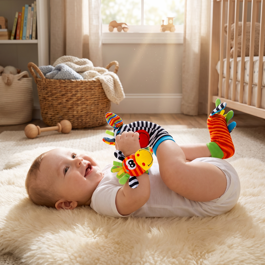 Baby Sensory Socks Plush Socks Wristbands