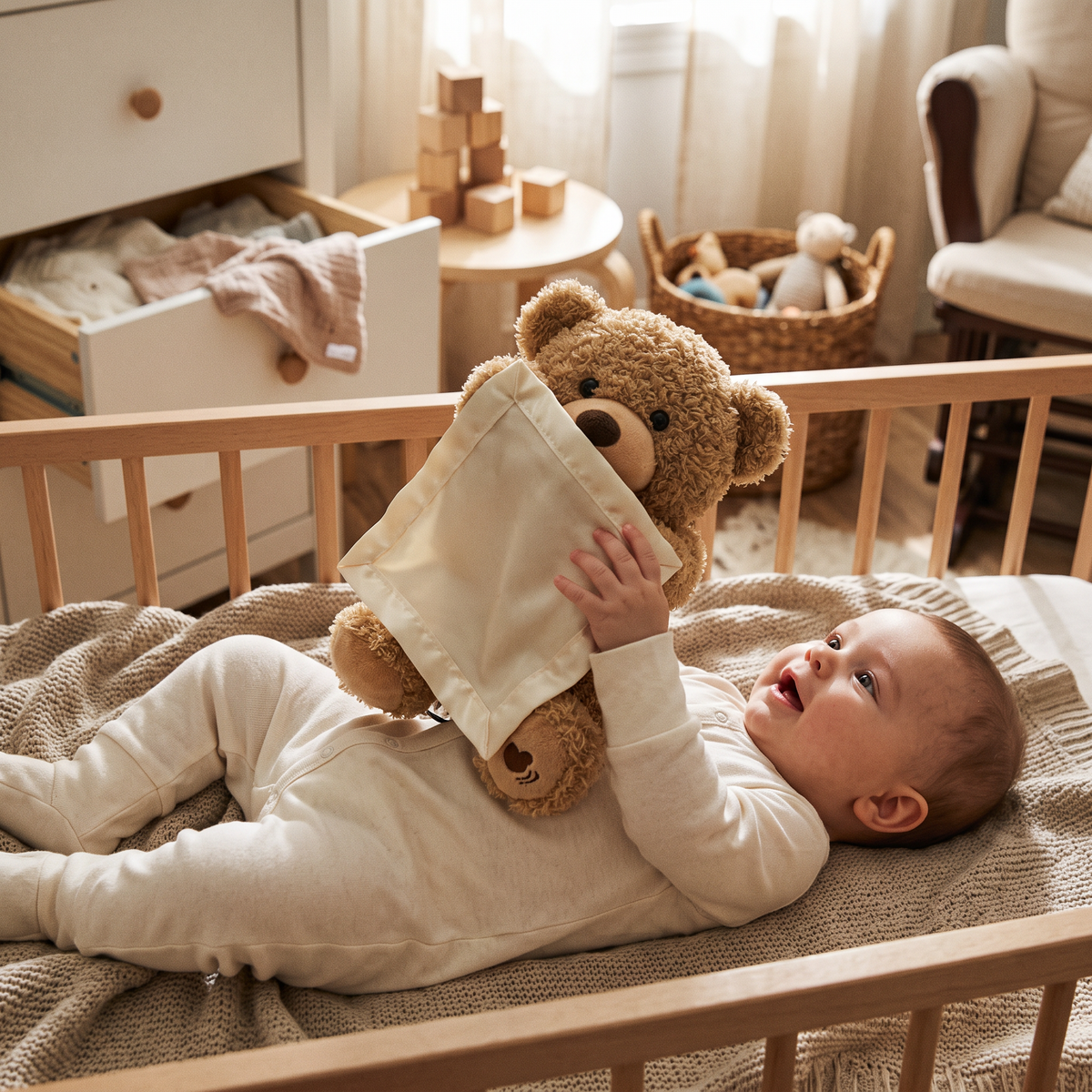 Baby Toy Interactive Bear Musical Tummy Time