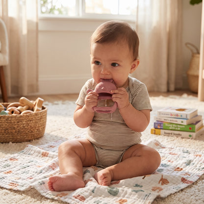 Baby Teething Mitten Silicone Chew Glove