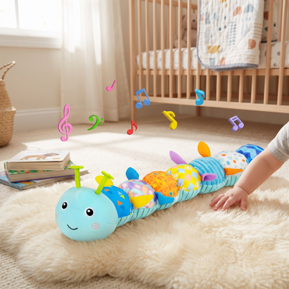 Baby Toys Sensory Caterpillar Plush Musical