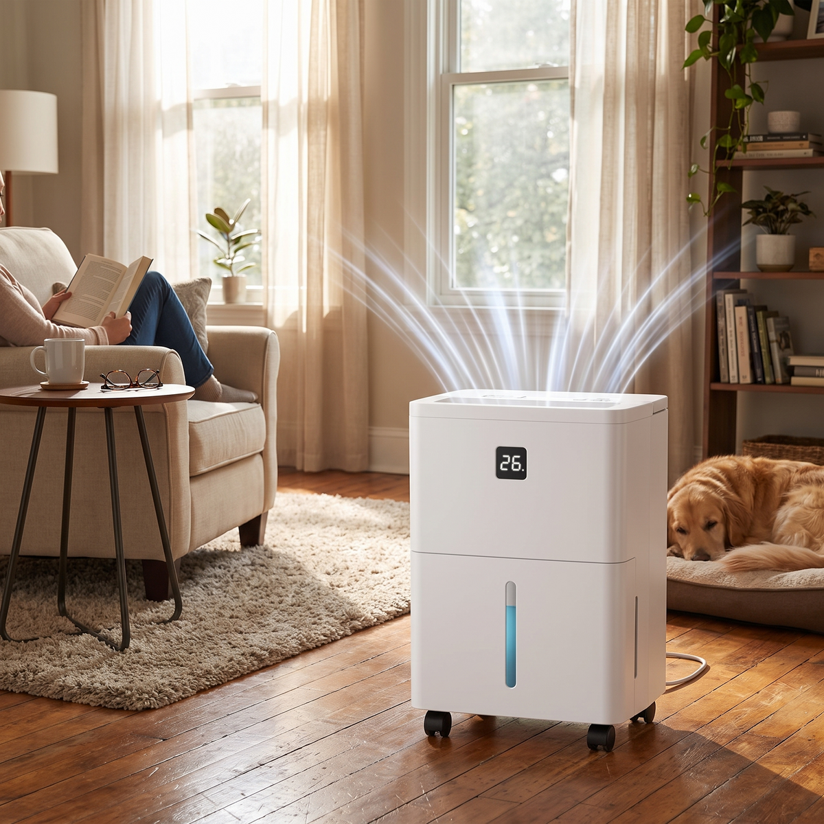 Basement Dehumidifier Home 25 Pint Portable