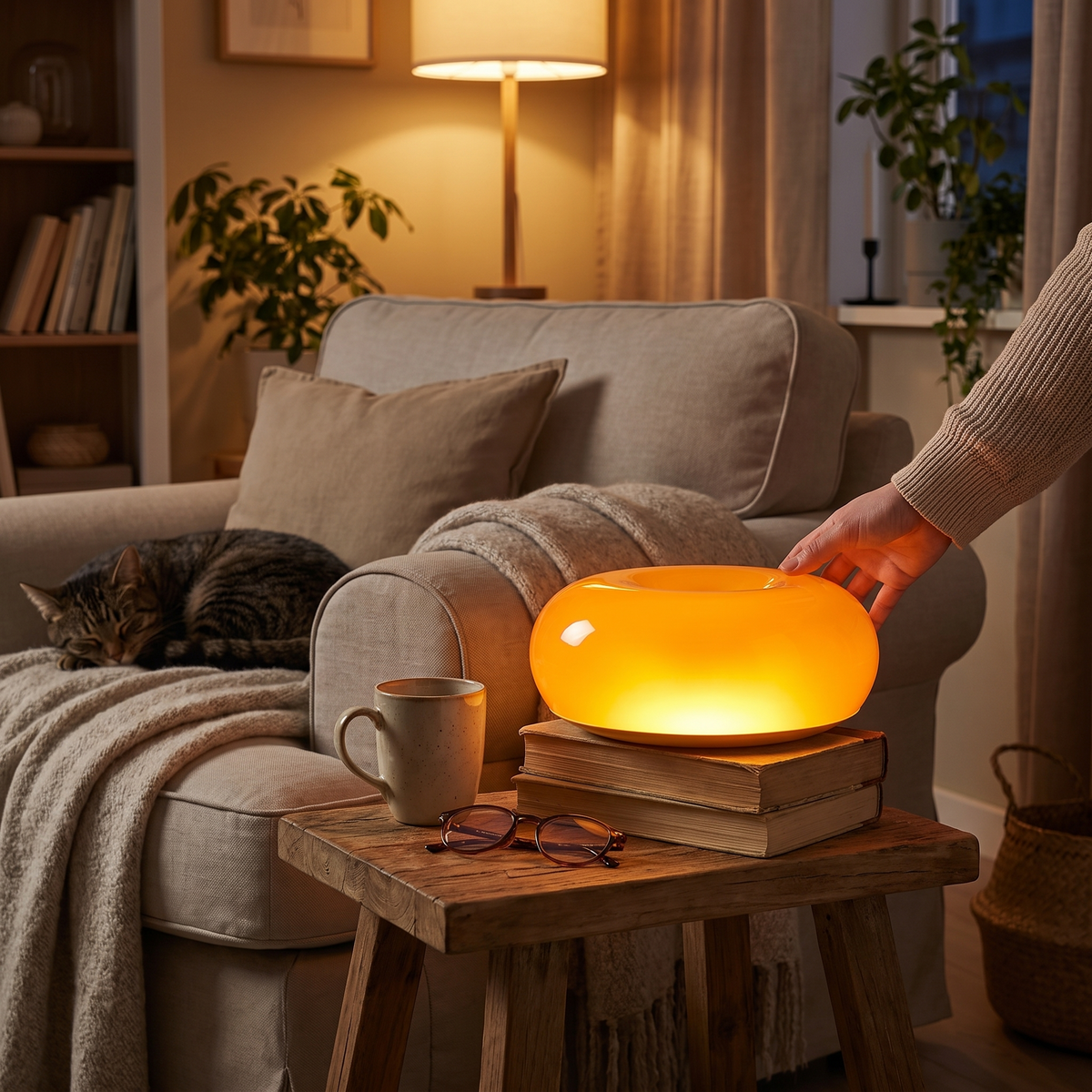 Bauhaus Donut Lamp Modern LED Table Wall Light