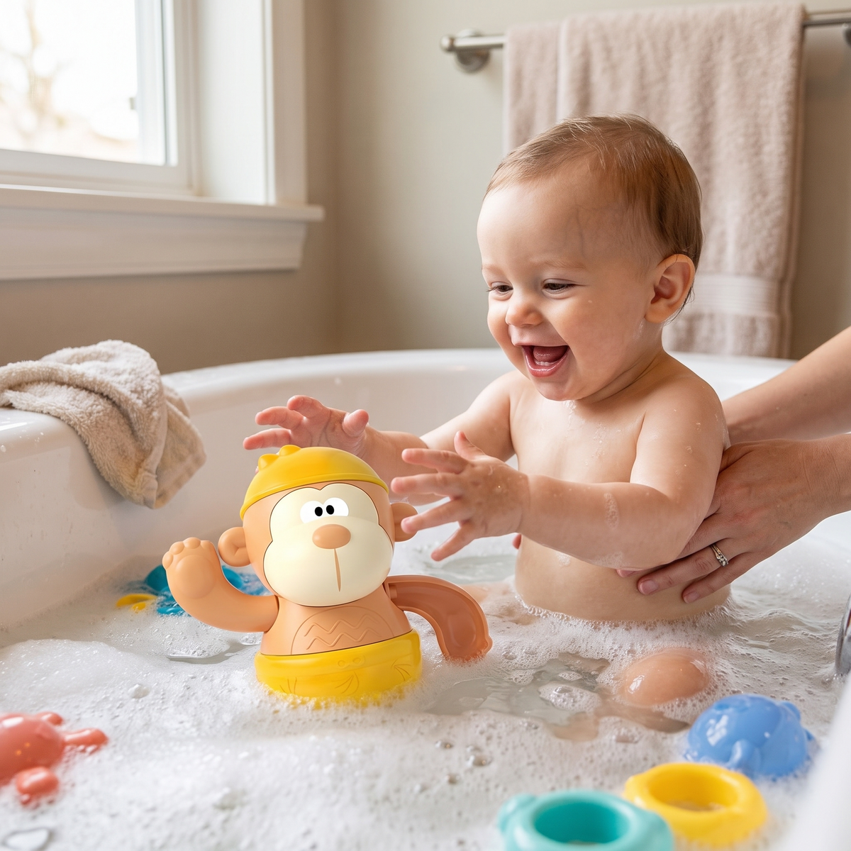 Bath Toy Wind Up Swimming Water Play Toy