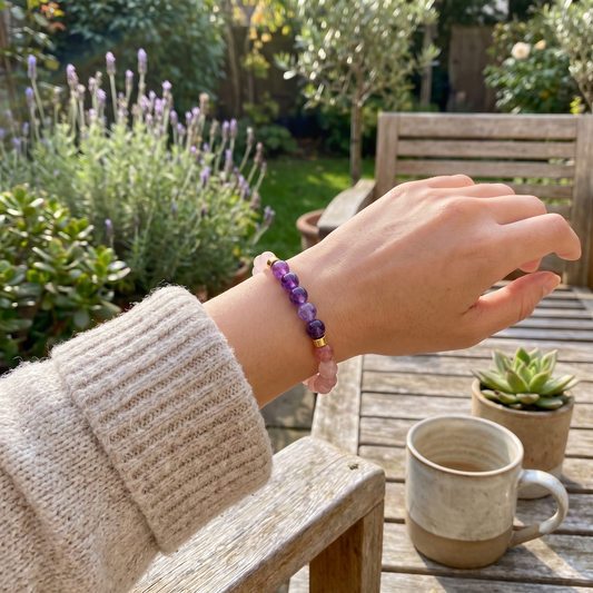 Beaded Bracelet Natural Stone Birthstone
