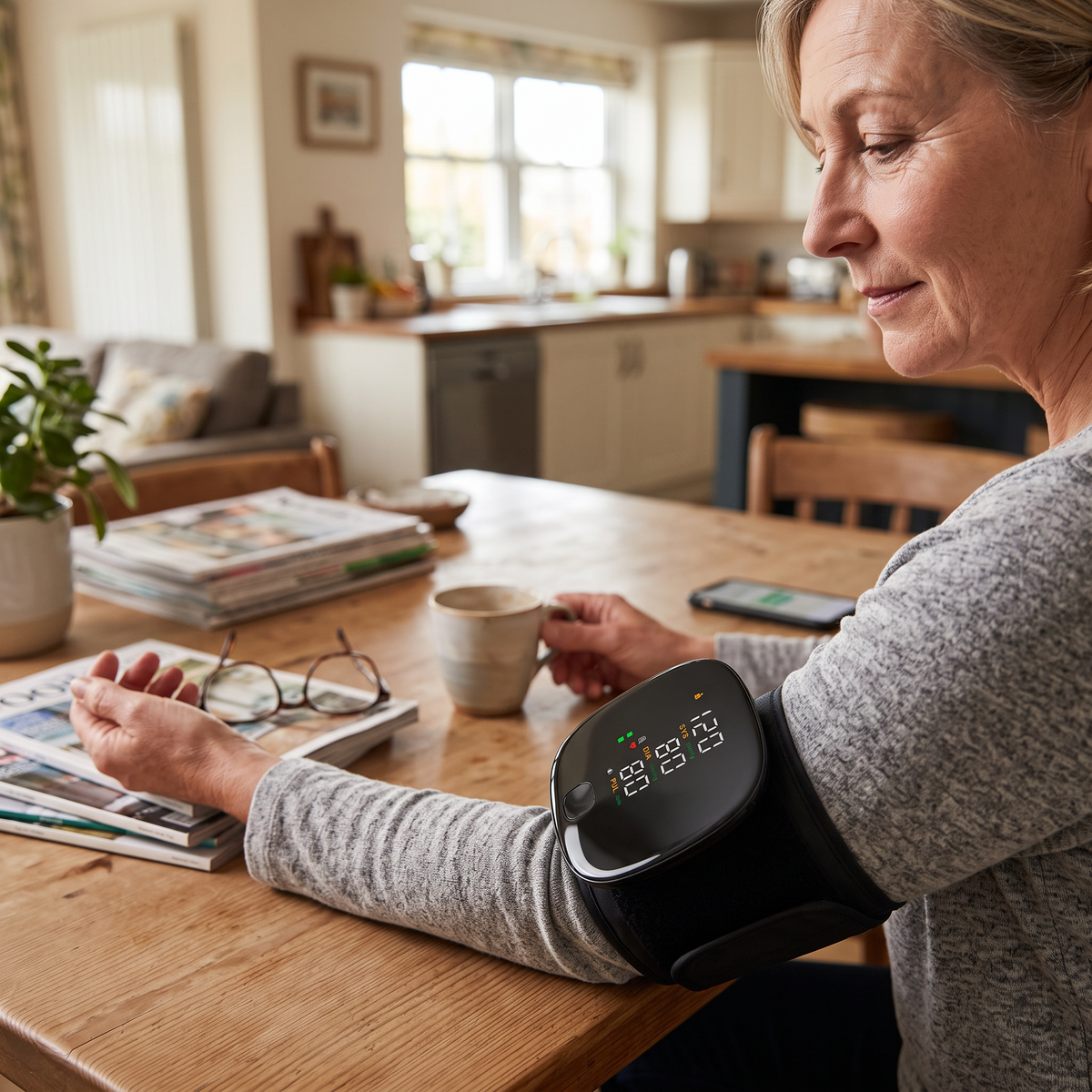 Blood Pressure Monitor Wrist Digital