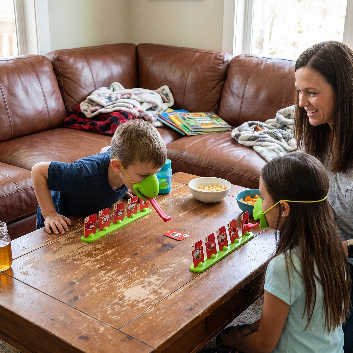 Board Game Kids Party Chameleon Mask Challenge