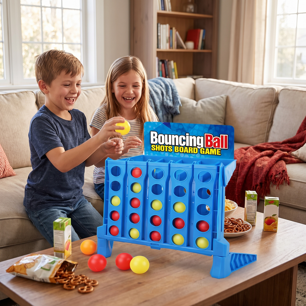 Board Game Bounce Ball Family Party Game