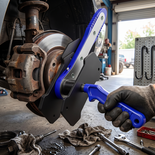 Brake Caliper Tool Ratcheting Piston Compression Kit
