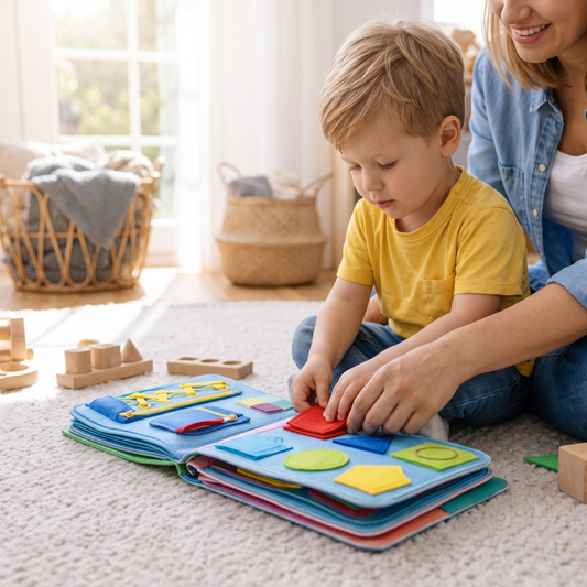 Busy Book Montessori Felt Activity Book