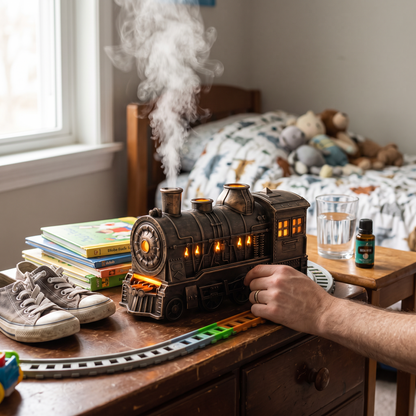Continuous Mist Steam Humidifier Locomotive