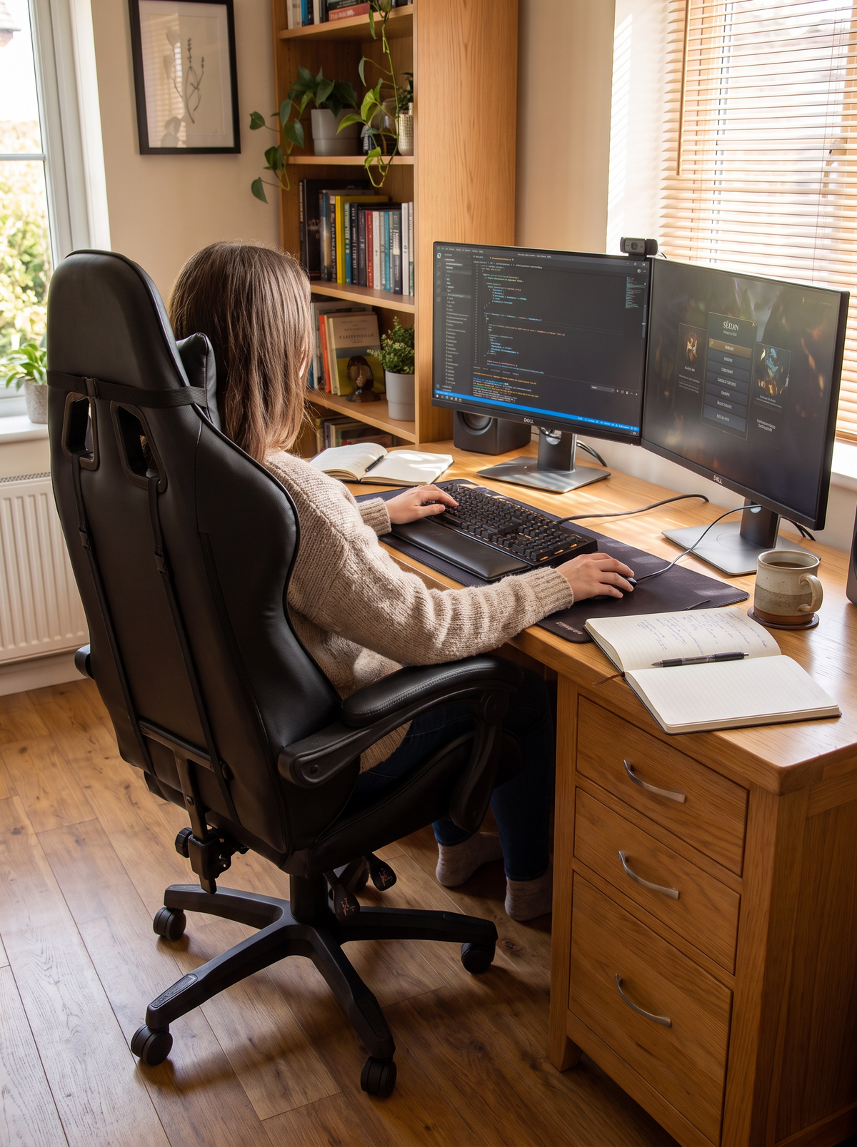 Ergonomic Mesh Gaming Chair lifestyle 2