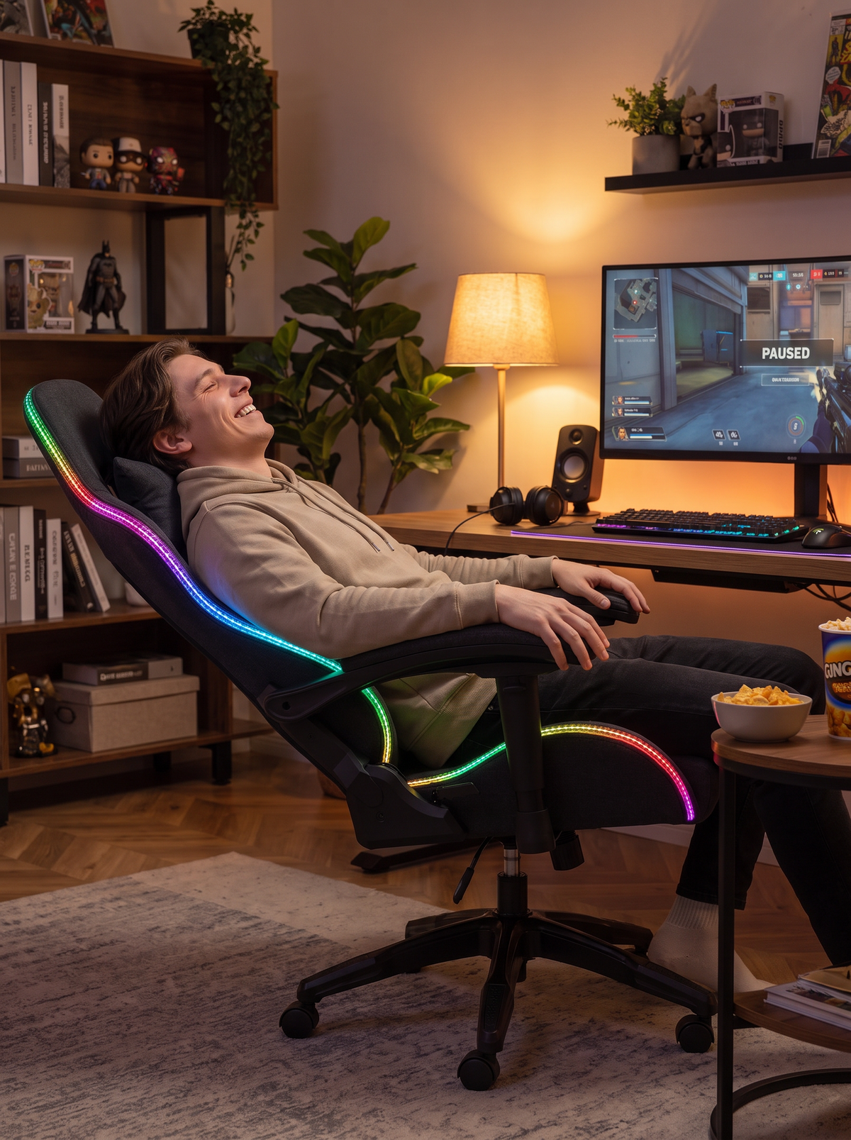 RGB High Back Gaming Chair lifestyle 2
