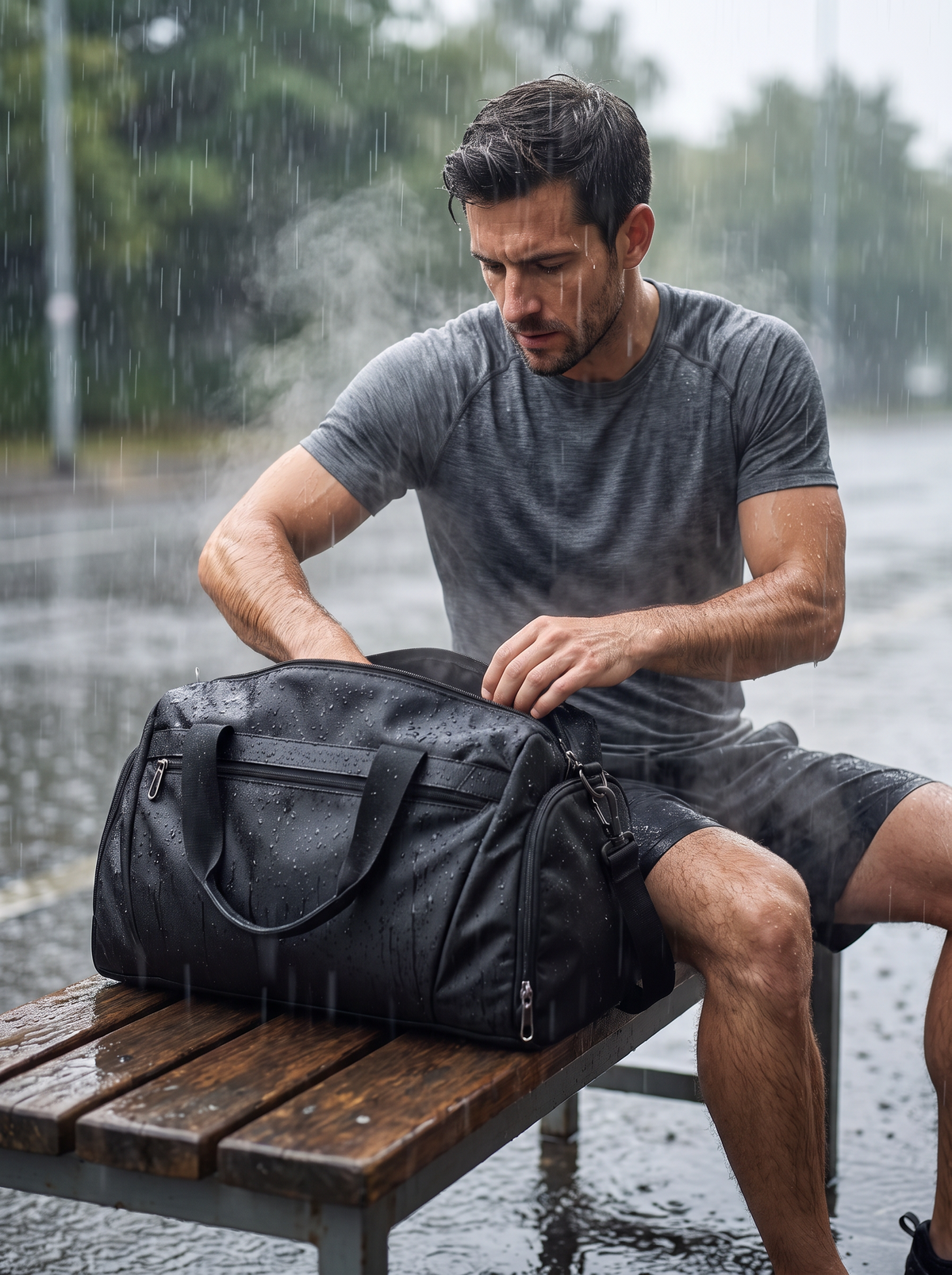 Waterproof Travel Duffel Bag lifestyle 2
