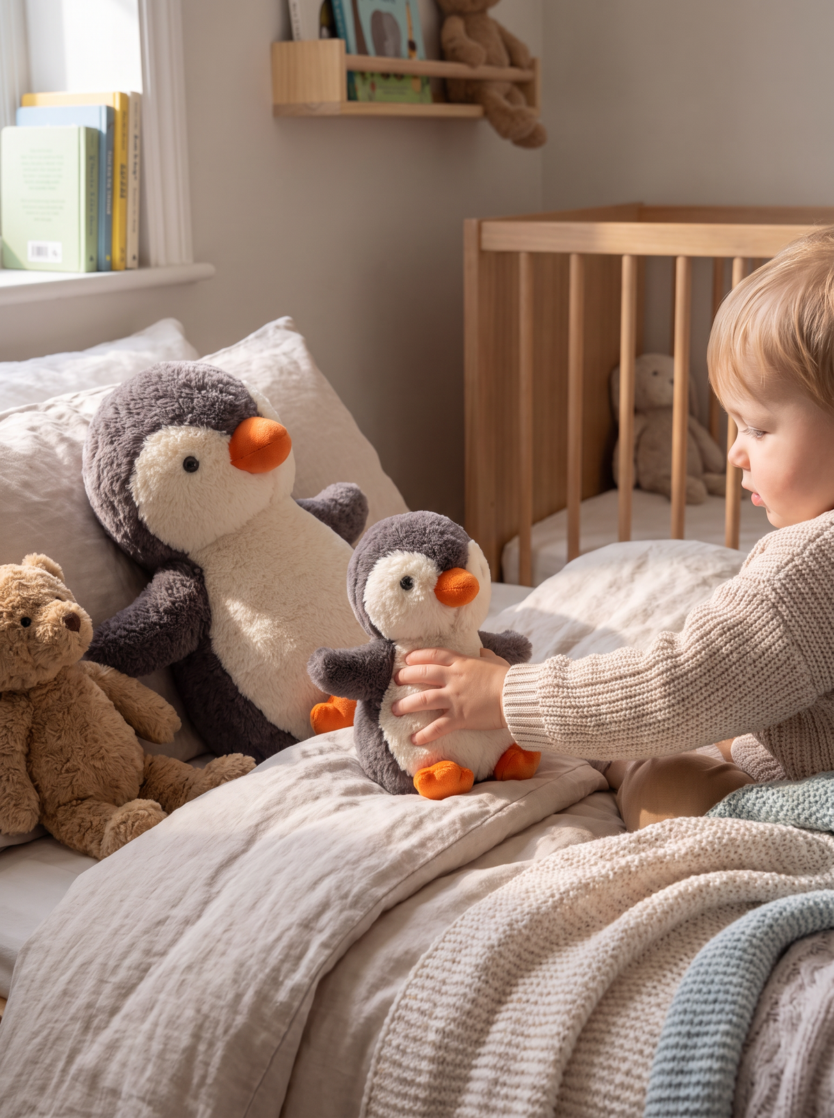 Penguin Plush Stress Relief Toy lifestyle 3